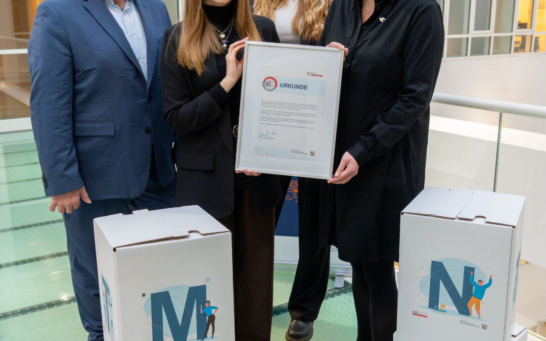 zdi-Netzwerk Rhein-Kreis Neuss erneut mit Gütesiegel ausgezeichnet